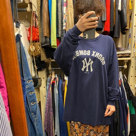 [USED] ヤンキースロゴロンTee