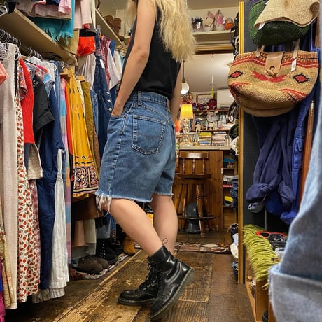 [USED] Levis 26505 CUTOFF DENIM / W31 made in USA！
