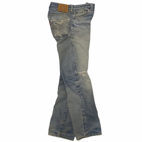 [USED] Levi's 501 赤耳ダメージDENIM