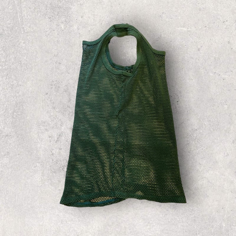 USED] vintage COTTON メッシュタンク GREEN (C) | garde