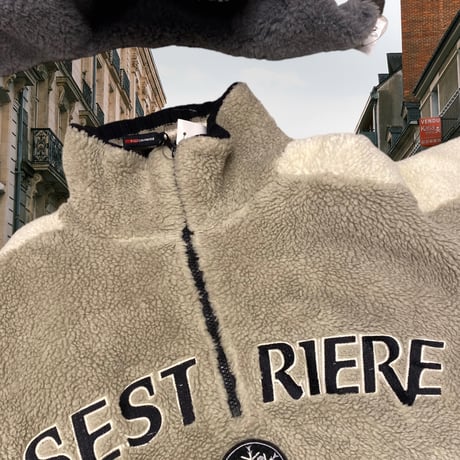 [USED]SESTRIERE ITARY 🇮🇹ハーフジップ ボアブルゾン