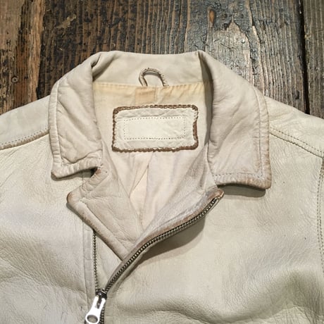 [USED] ホワイト ライダースJKT