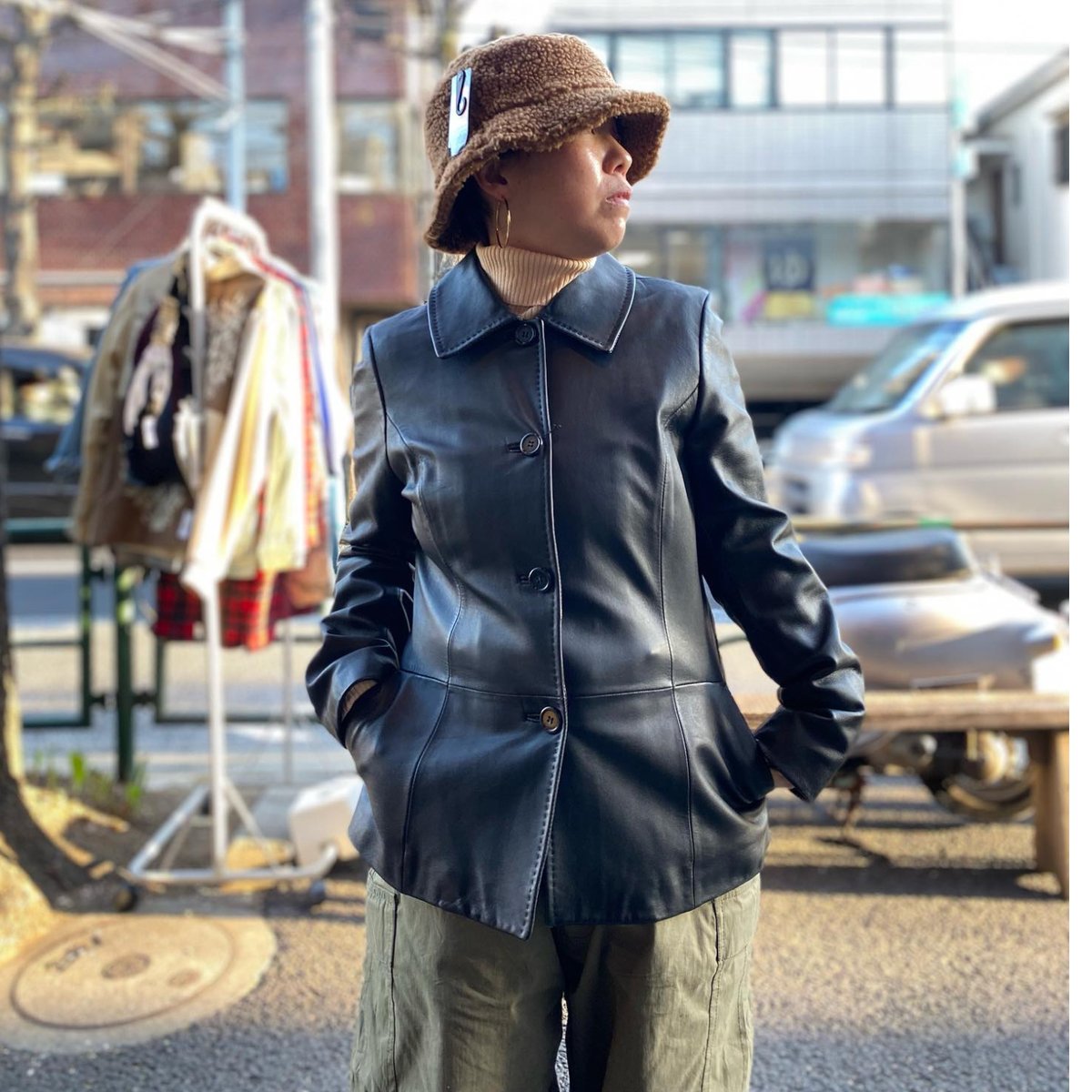 USED] 柔らかレザージャケット | garden730