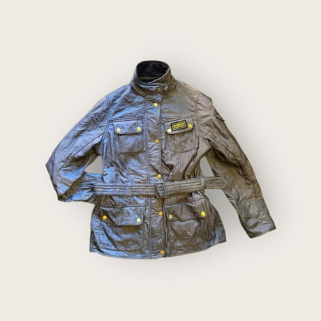 [USED]”Barbour" INTERNATIONAL QUILT” BLACK-12