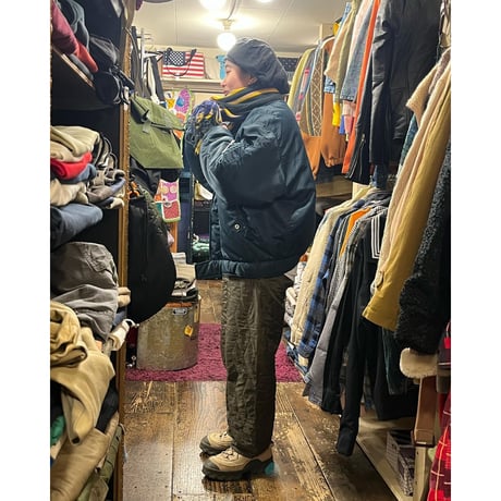 [USED] ドイツ軍  キルティング OVER PANTS