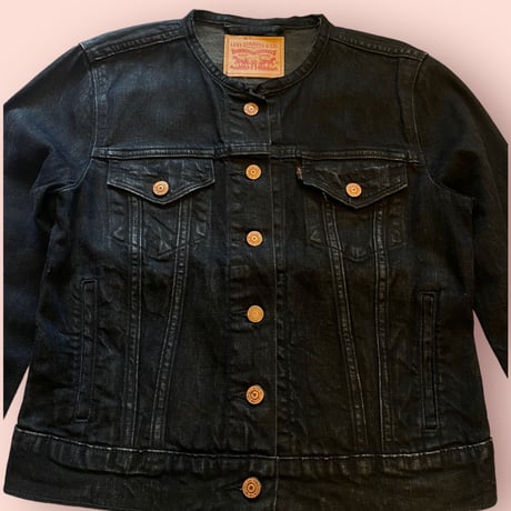 [USED] Levis Ladys BLACK DENIM JKT