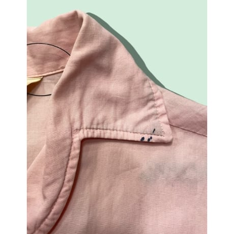 [USED] vintage Hilton PINK🩷ボーリングシャツ