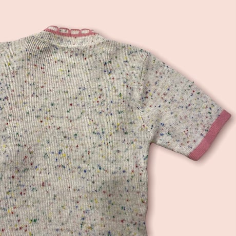 [USED] MIX COLOR S/S KNIT♡
