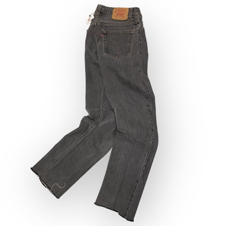[USED] "Levi's 501" BLACK DENIM
