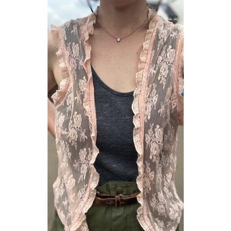 [USED] vintage  レースTOPS