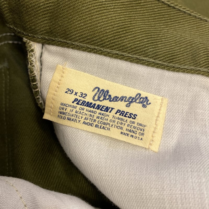 70's Wrangler ラングラー　パンツ　permanent press DEAD STOCK] 70's Wrangler PERMANENT PRESS PAN