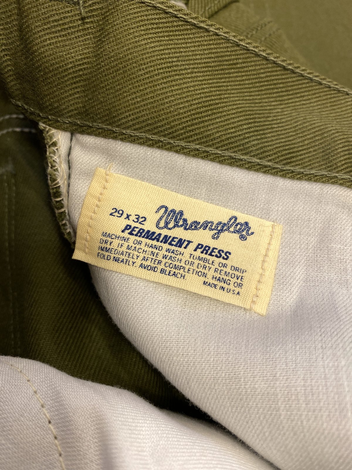 [DEAD STOCK] 70's Wrangler PERMANENT PRESS PANTS