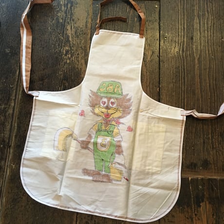 [USED] OLD ネコ エプロン