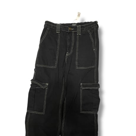 [USED] "BDG SKATE JEAN" BLACK COTTON CARGO Pants