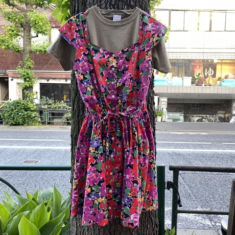 [USED] 花柄🌼COTTON ワンピース