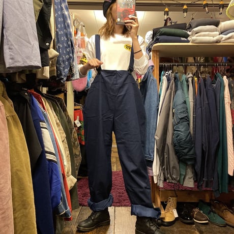 [DEADSTOCK! ]  ITALY 海軍 裏地付きOVERALL