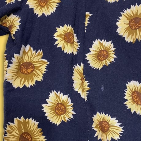 [USED] OLD🌻ひまわり柄オールインワン