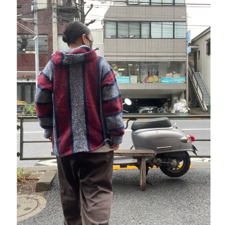 [USED] MEXICAN PARKA ( RED / NAVY )