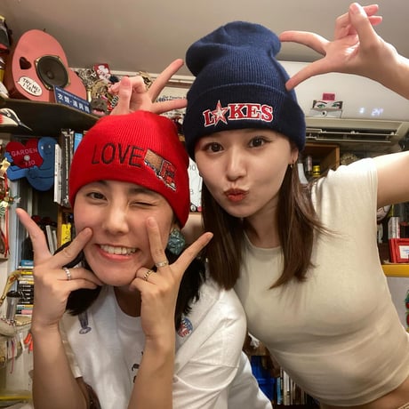 [USED] L☆KES ビーニー NAVY