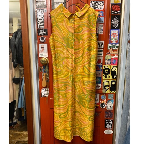 [USED] サイケデリック柄ワンピース
