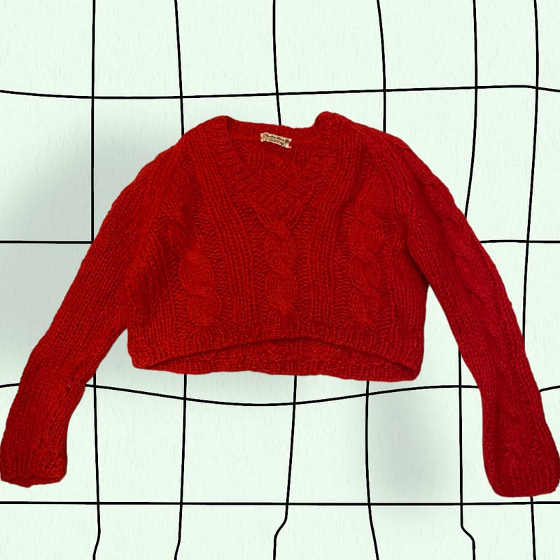 USED] vintage ITALY ショート丈 ニット | garden730