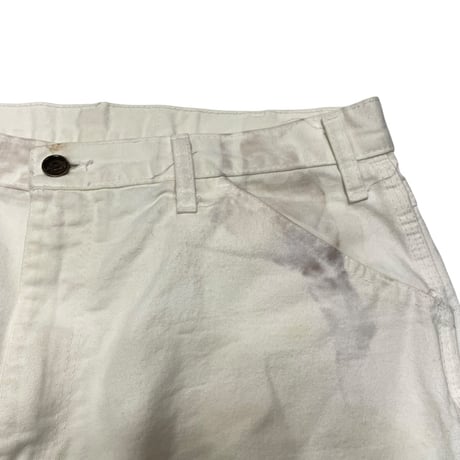 [USED] "Dickies"ホワイトハーフパンツ（W33）