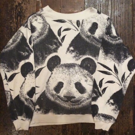 [USED] 総柄 パンダ Sweat