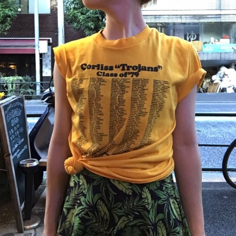 [USED]  ヤマブキイロ 70's ロゴTee