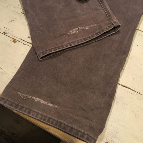 [USED] Carhartt ダック地 BROWNオーバーオール
