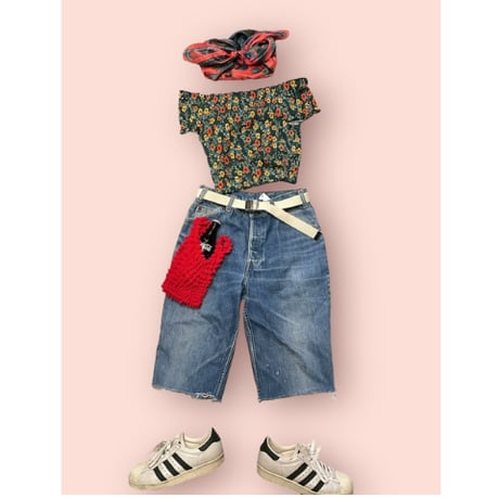 [USED]花柄オフショル TOPS  🌼