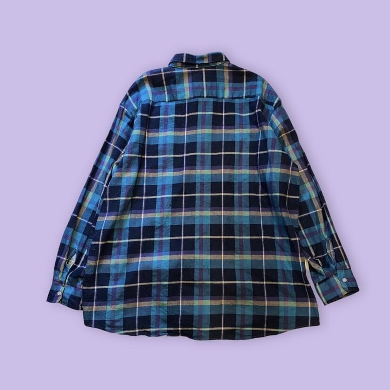 USED] 90's CHECK プリントネルシャツ | garden730