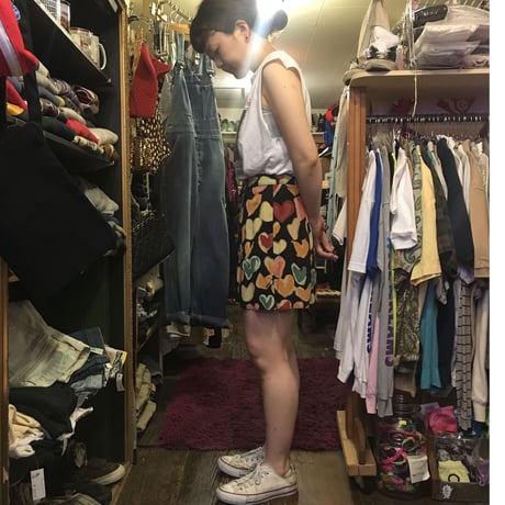 [USED] カラフルハートスカート