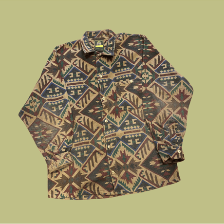 [USED] ほっこり素材🌵ネイティブ柄 シャツ