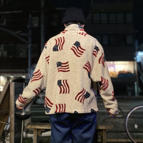 [USED] 星条旗ZIPフリース🇺🇸