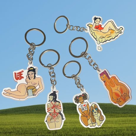 【doki doki girls】ドキドキkeychain