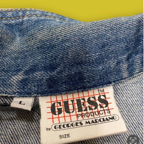 [USED] vintage GUESS🤎DENIM JKT