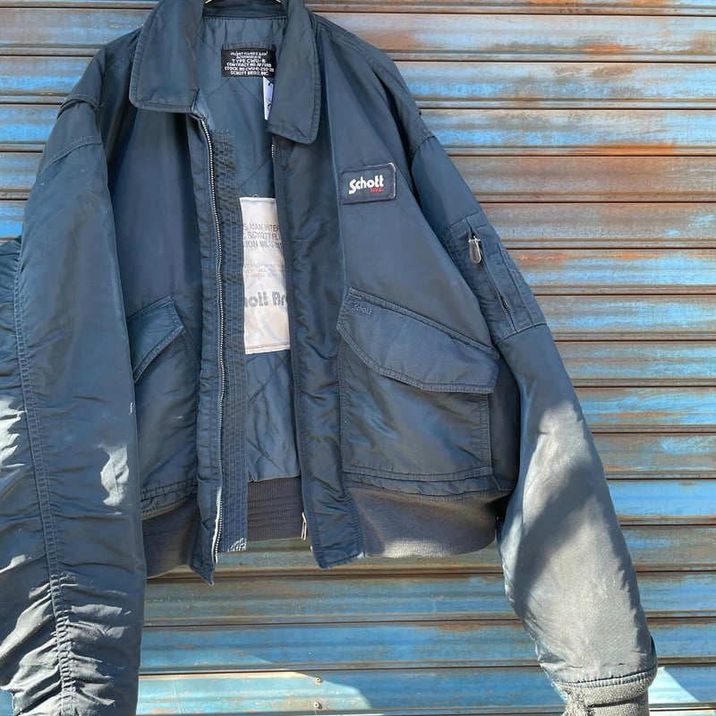 【90's schott】CWU-R フライトジャケット古着used 6TAS1 90s Schott CWU-R flight jacket | sui & shara