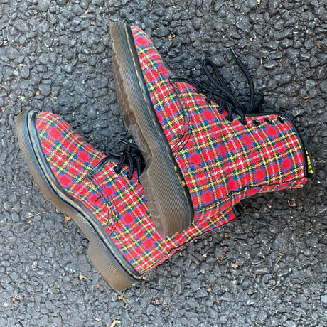 [USED] Dr.Martens 8HOLE チェック柄！