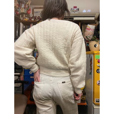 [USED]60's vintage キルティングsweat