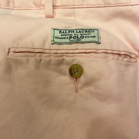 [USED]  "POLO" CHINO PANYS（PINK🩷 ）