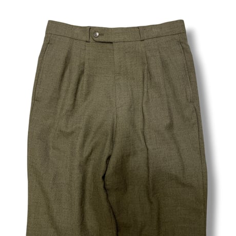 [USED]  春WOOL 2タック スラックス