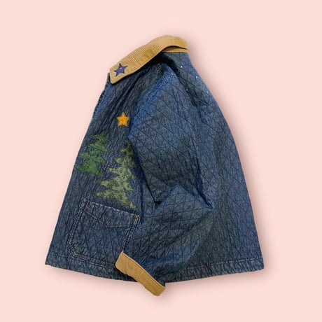 [USED] キルティングデニムjacket