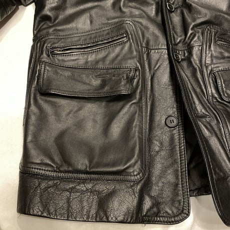 [USED] レザー CAR COAT