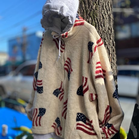 [USED] 星条旗ZIPフリース🇺🇸