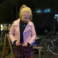 [USED] GARDE-Nworks UKタイプ本革ライダースJKT "PINK"