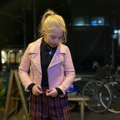 [USED] GARDE-Nworks UKタイプ本革ライダースJKT "PINK"