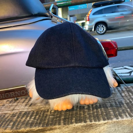 [USED] wool 風 BLACK CAP