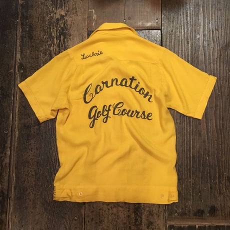 [USED] YELLOWレーヨンシャツ