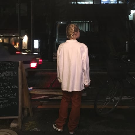[USED] ステキなホワイトコットンシャツ
