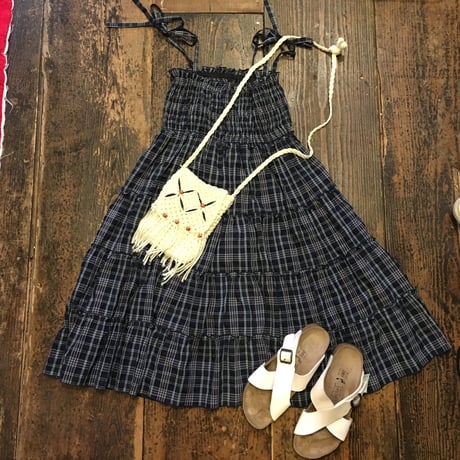 [USED] 渋色！チェックワンピース